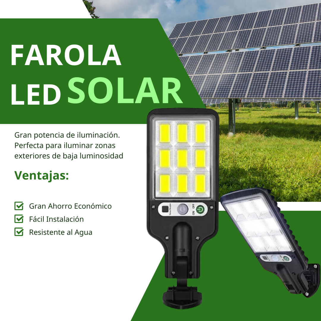Liquidación Farola Solar Led 230º — Iluminación Total Automática