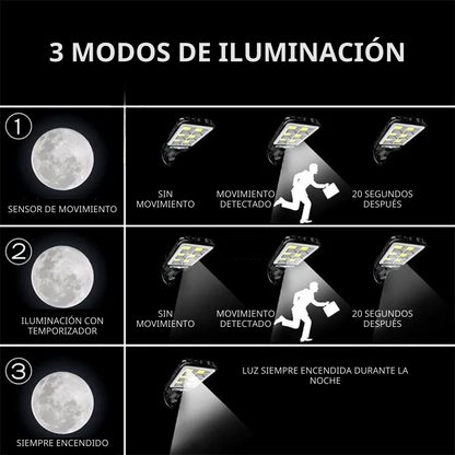 Liquidación Farola Solar Led 230º — Iluminación Total Automática