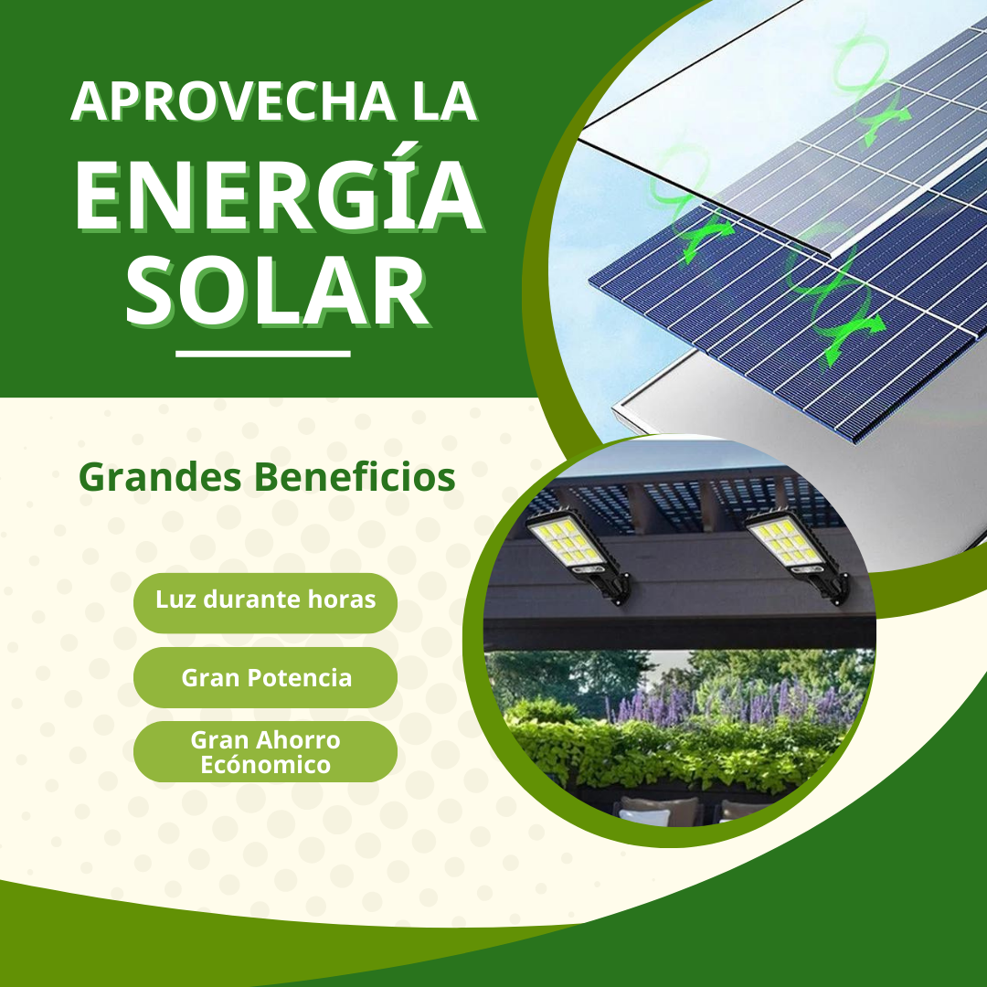 Liquidación Farola Solar Led 230º — Iluminación Total Automática