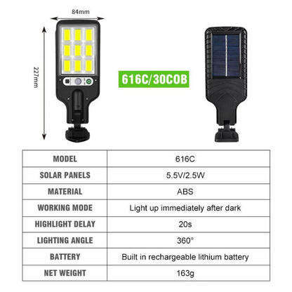 Liquidación Farola Solar Led 230º — Iluminación Total Automática