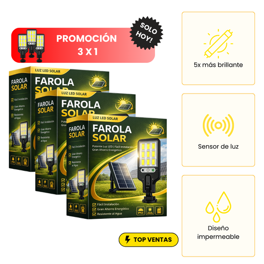 Liquidación Farola Solar Led 230º — Iluminación Total Automática